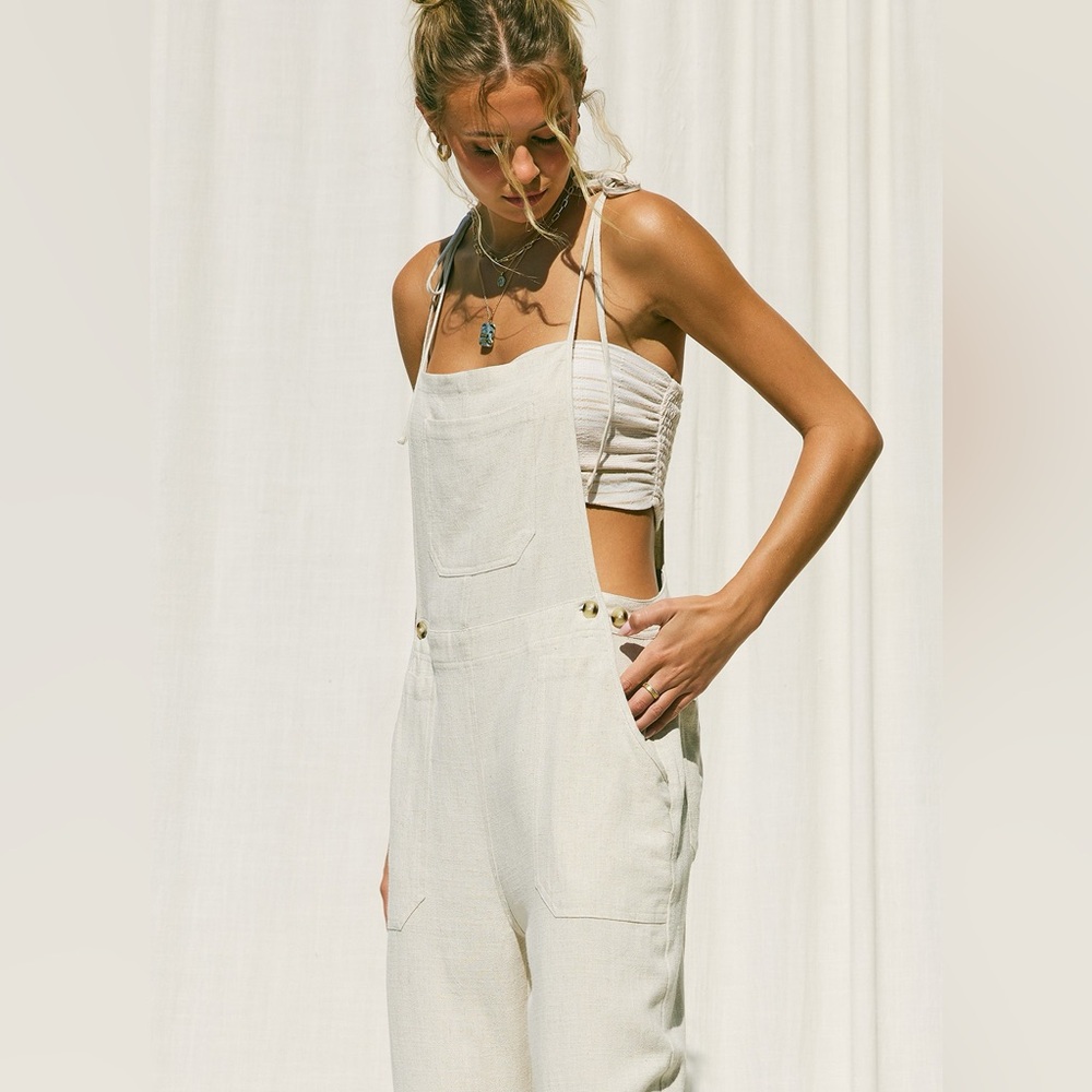 Linen Overalls - image 4